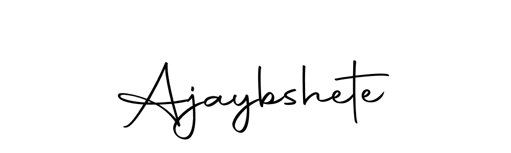 Here are the top 10 professional signature styles for the name Ajaybshete. These are the best autograph styles you can use for your name. Ajaybshete signature style 10 images and pictures png