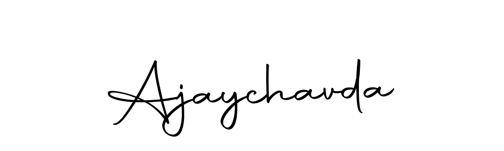 if you are searching for the best signature style for your name Ajaychavda. so please give up your signature search. here we have designed multiple signature styles  using Autography-DOLnW. Ajaychavda signature style 10 images and pictures png