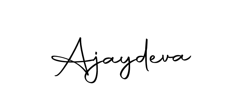 Ajaydeva stylish signature style. Best Handwritten Sign (Autography-DOLnW) for my name. Handwritten Signature Collection Ideas for my name Ajaydeva. Ajaydeva signature style 10 images and pictures png