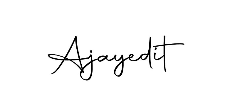 How to make Ajayedit signature? Autography-DOLnW is a professional autograph style. Create handwritten signature for Ajayedit name. Ajayedit signature style 10 images and pictures png