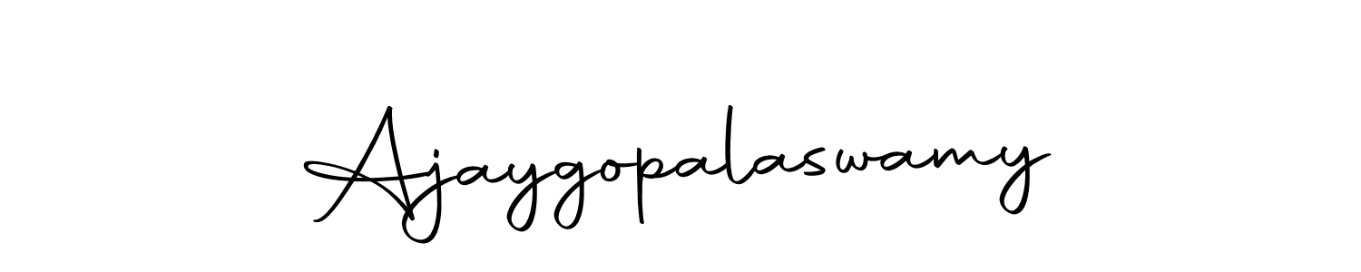 Also we have Ajaygopalaswamy name is the best signature style. Create professional handwritten signature collection using Autography-DOLnW autograph style. Ajaygopalaswamy signature style 10 images and pictures png