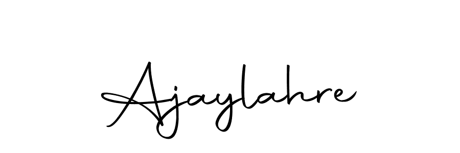 Design your own signature with our free online signature maker. With this signature software, you can create a handwritten (Autography-DOLnW) signature for name Ajaylahre. Ajaylahre signature style 10 images and pictures png