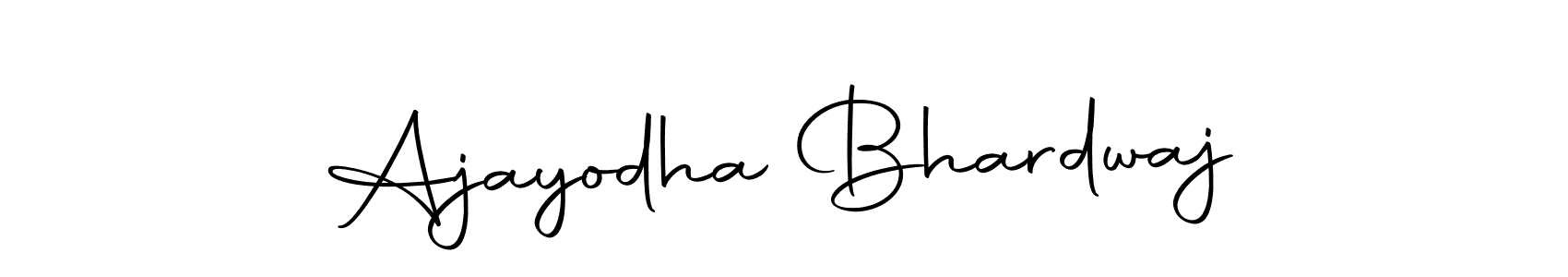 Design your own signature with our free online signature maker. With this signature software, you can create a handwritten (Autography-DOLnW) signature for name Ajayodha Bhardwaj. Ajayodha Bhardwaj signature style 10 images and pictures png