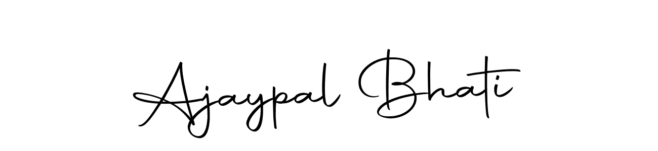 Design your own signature with our free online signature maker. With this signature software, you can create a handwritten (Autography-DOLnW) signature for name Ajaypal Bhati. Ajaypal Bhati signature style 10 images and pictures png