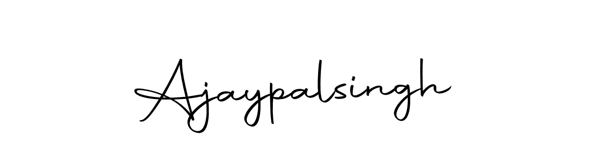 You can use this online signature creator to create a handwritten signature for the name Ajaypalsingh. This is the best online autograph maker. Ajaypalsingh signature style 10 images and pictures png