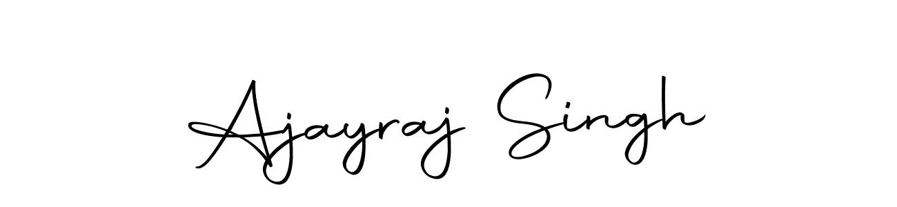 Ajayraj Singh stylish signature style. Best Handwritten Sign (Autography-DOLnW) for my name. Handwritten Signature Collection Ideas for my name Ajayraj Singh. Ajayraj Singh signature style 10 images and pictures png