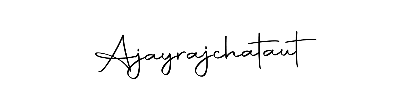 Make a short Ajayrajchataut signature style. Manage your documents anywhere anytime using Autography-DOLnW. Create and add eSignatures, submit forms, share and send files easily. Ajayrajchataut signature style 10 images and pictures png