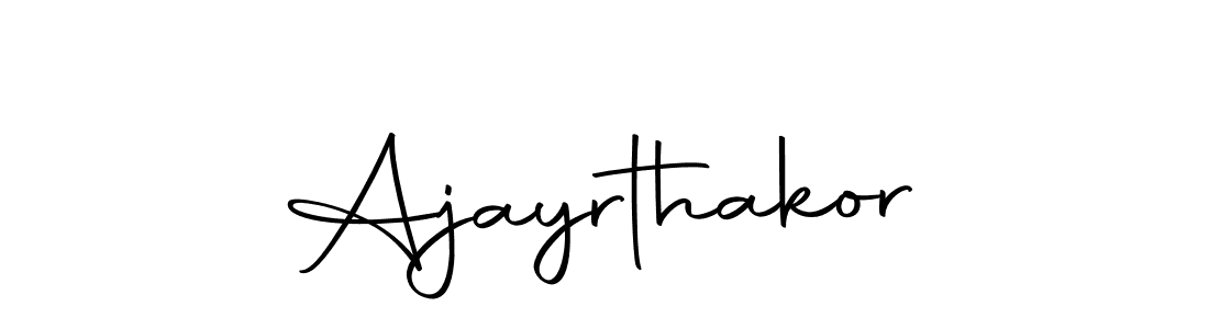 How to make Ajayrthakor name signature. Use Autography-DOLnW style for creating short signs online. This is the latest handwritten sign. Ajayrthakor signature style 10 images and pictures png