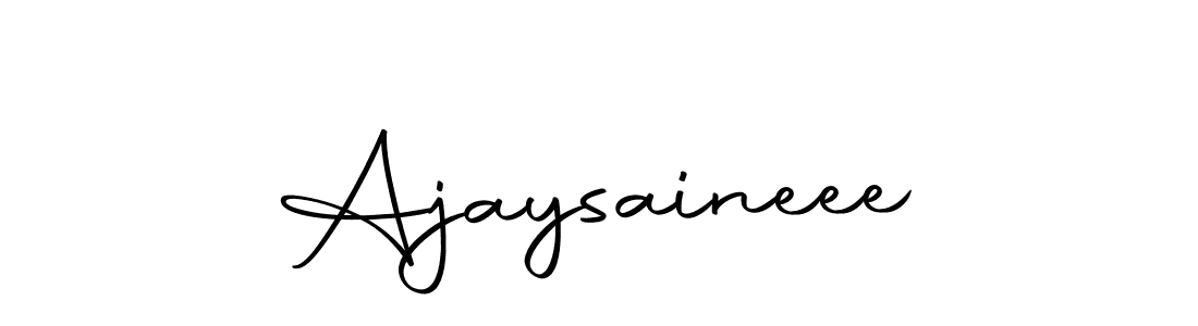 Also we have Ajaysaineee name is the best signature style. Create professional handwritten signature collection using Autography-DOLnW autograph style. Ajaysaineee signature style 10 images and pictures png