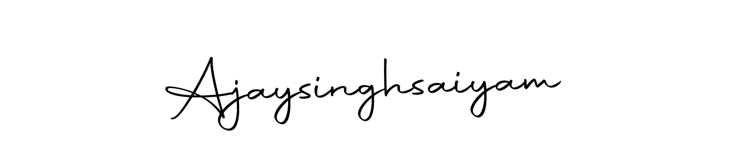 Also You can easily find your signature by using the search form. We will create Ajaysinghsaiyam name handwritten signature images for you free of cost using Autography-DOLnW sign style. Ajaysinghsaiyam signature style 10 images and pictures png