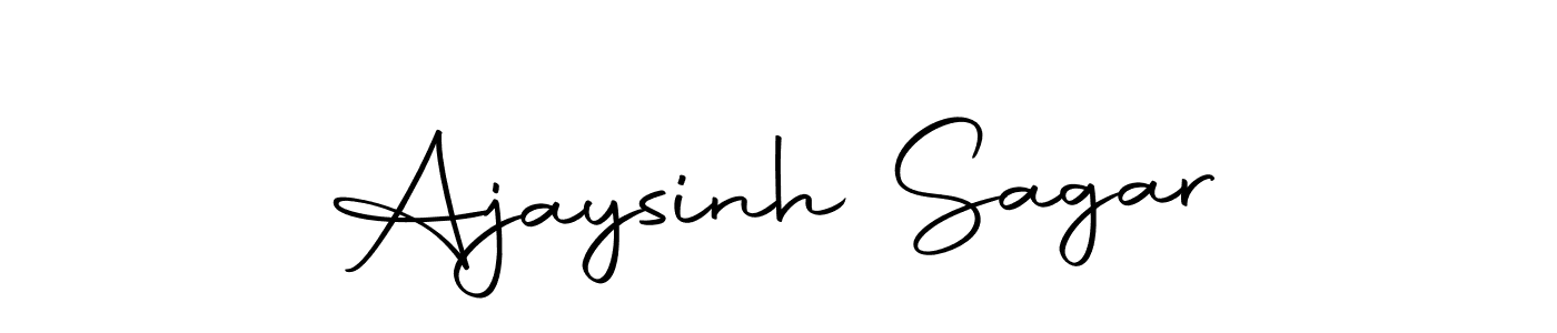 You can use this online signature creator to create a handwritten signature for the name Ajaysinh Sagar. This is the best online autograph maker. Ajaysinh Sagar signature style 10 images and pictures png