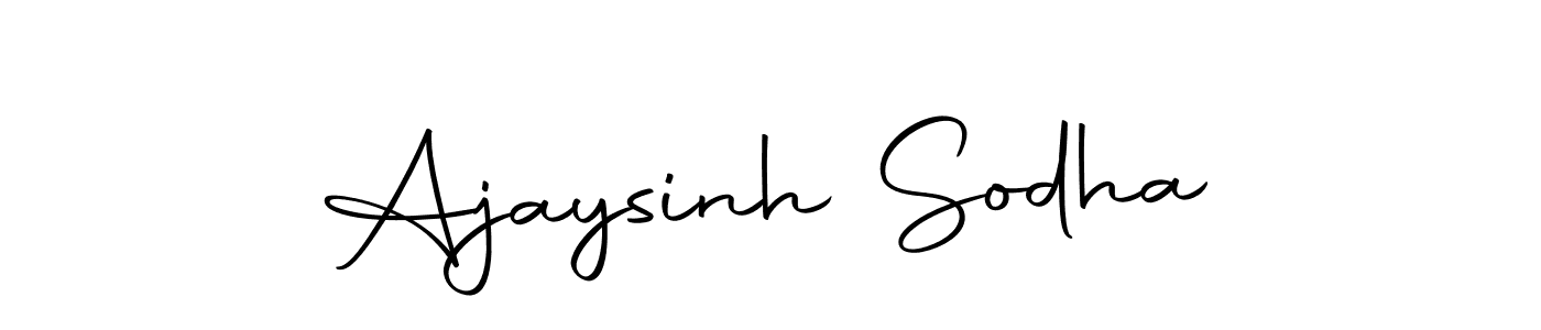 You should practise on your own different ways (Autography-DOLnW) to write your name (Ajaysinh Sodha) in signature. don't let someone else do it for you. Ajaysinh Sodha signature style 10 images and pictures png