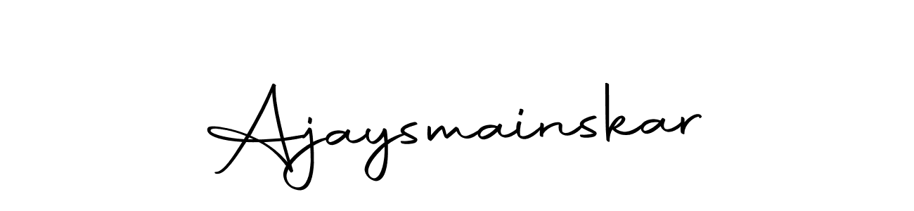 How to Draw Ajaysmainskar signature style? Autography-DOLnW is a latest design signature styles for name Ajaysmainskar. Ajaysmainskar signature style 10 images and pictures png