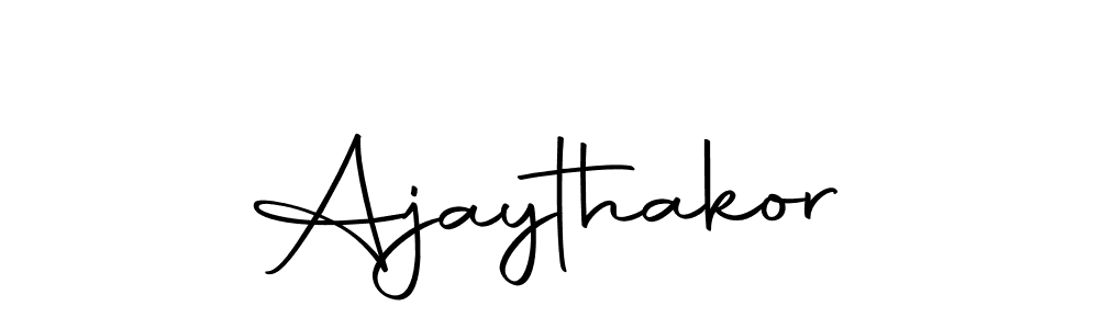 Make a beautiful signature design for name Ajaythakor. Use this online signature maker to create a handwritten signature for free. Ajaythakor signature style 10 images and pictures png