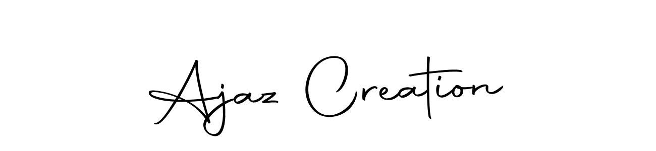 You can use this online signature creator to create a handwritten signature for the name Ajaz Creation. This is the best online autograph maker. Ajaz Creation signature style 10 images and pictures png