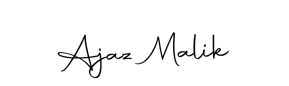 Make a beautiful signature design for name Ajaz Malik. With this signature (Autography-DOLnW) style, you can create a handwritten signature for free. Ajaz Malik signature style 10 images and pictures png
