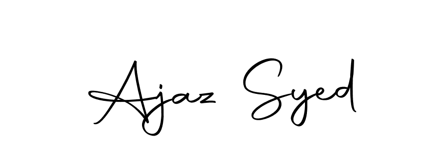 You should practise on your own different ways (Autography-DOLnW) to write your name (Ajaz Syed) in signature. don't let someone else do it for you. Ajaz Syed signature style 10 images and pictures png