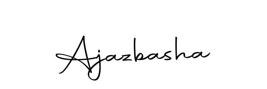 How to make Ajazbasha name signature. Use Autography-DOLnW style for creating short signs online. This is the latest handwritten sign. Ajazbasha signature style 10 images and pictures png