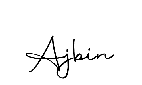 Ajbin stylish signature style. Best Handwritten Sign (Autography-DOLnW) for my name. Handwritten Signature Collection Ideas for my name Ajbin. Ajbin signature style 10 images and pictures png