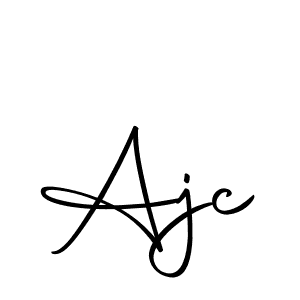 You should practise on your own different ways (Autography-DOLnW) to write your name (Ajc) in signature. don't let someone else do it for you. Ajc signature style 10 images and pictures png
