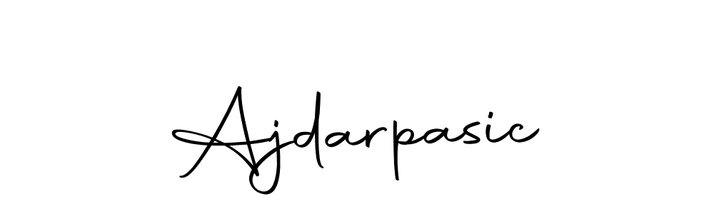 Design your own signature with our free online signature maker. With this signature software, you can create a handwritten (Autography-DOLnW) signature for name Ajdarpasic. Ajdarpasic signature style 10 images and pictures png