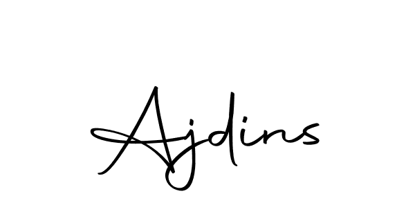 if you are searching for the best signature style for your name Ajdins. so please give up your signature search. here we have designed multiple signature styles  using Autography-DOLnW. Ajdins signature style 10 images and pictures png