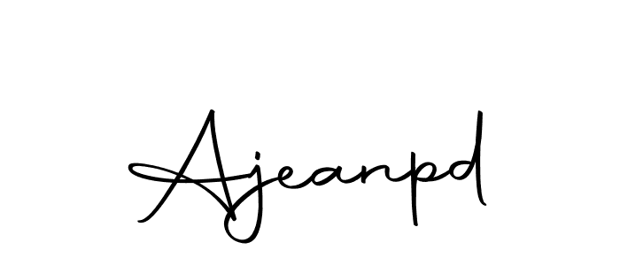 Make a beautiful signature design for name Ajeanpd. With this signature (Autography-DOLnW) style, you can create a handwritten signature for free. Ajeanpd signature style 10 images and pictures png