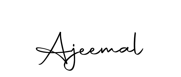 Similarly Autography-DOLnW is the best handwritten signature design. Signature creator online .You can use it as an online autograph creator for name Ajeemal. Ajeemal signature style 10 images and pictures png