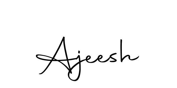Similarly Autography-DOLnW is the best handwritten signature design. Signature creator online .You can use it as an online autograph creator for name Ajeesh. Ajeesh signature style 10 images and pictures png