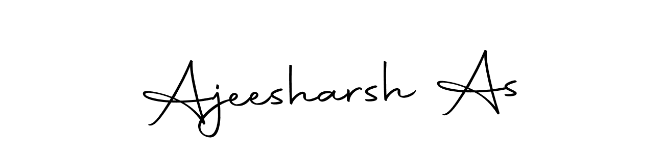 Also we have Ajeesharsh As name is the best signature style. Create professional handwritten signature collection using Autography-DOLnW autograph style. Ajeesharsh As signature style 10 images and pictures png