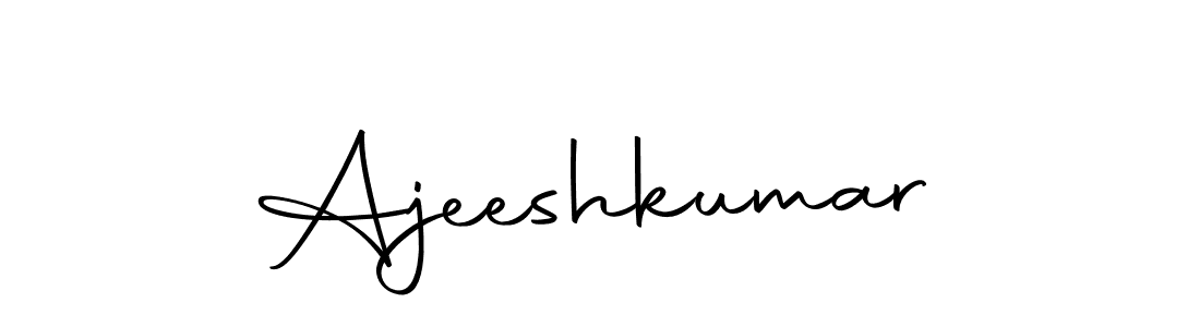 Create a beautiful signature design for name Ajeeshkumar. With this signature (Autography-DOLnW) fonts, you can make a handwritten signature for free. Ajeeshkumar signature style 10 images and pictures png