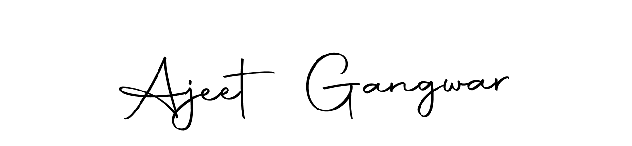 You can use this online signature creator to create a handwritten signature for the name Ajeet Gangwar. This is the best online autograph maker. Ajeet Gangwar signature style 10 images and pictures png