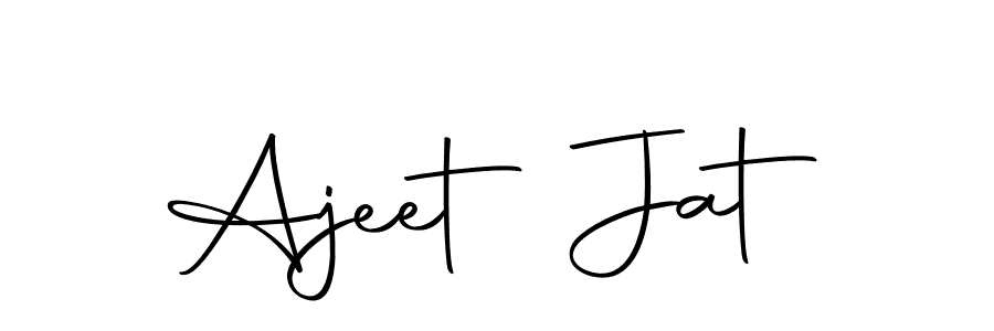 Here are the top 10 professional signature styles for the name Ajeet Jat. These are the best autograph styles you can use for your name. Ajeet Jat signature style 10 images and pictures png