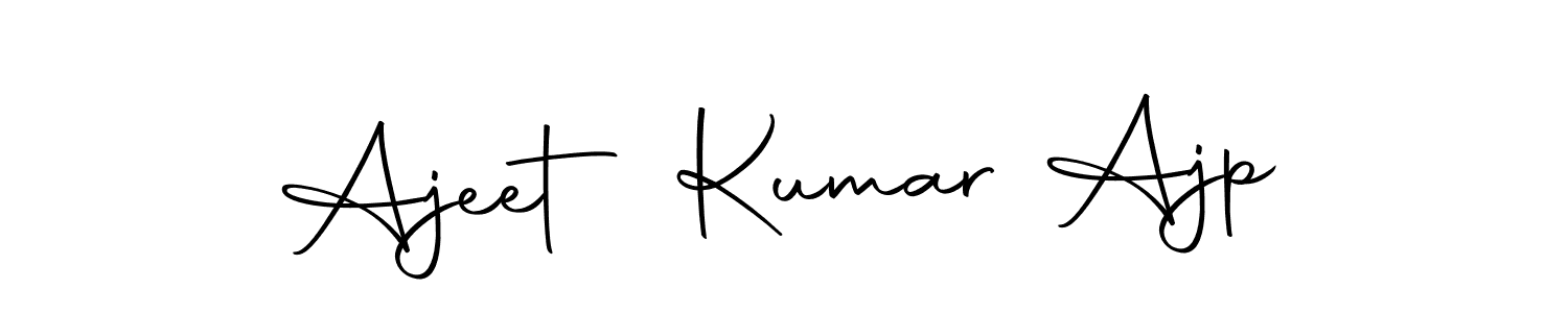 Make a beautiful signature design for name Ajeet Kumar Ajp. With this signature (Autography-DOLnW) style, you can create a handwritten signature for free. Ajeet Kumar Ajp signature style 10 images and pictures png