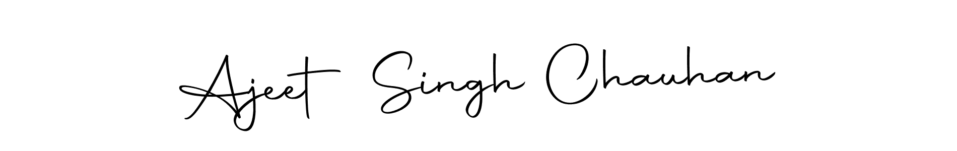 Create a beautiful signature design for name Ajeet Singh Chauhan. With this signature (Autography-DOLnW) fonts, you can make a handwritten signature for free. Ajeet Singh Chauhan signature style 10 images and pictures png