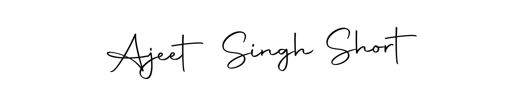 Make a beautiful signature design for name Ajeet Singh Short. With this signature (Autography-DOLnW) style, you can create a handwritten signature for free. Ajeet Singh Short signature style 10 images and pictures png