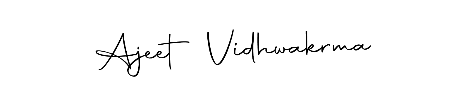 How to make Ajeet Vidhwakrma signature? Autography-DOLnW is a professional autograph style. Create handwritten signature for Ajeet Vidhwakrma name. Ajeet Vidhwakrma signature style 10 images and pictures png