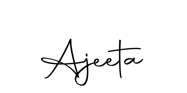 Ajeeta stylish signature style. Best Handwritten Sign (Autography-DOLnW) for my name. Handwritten Signature Collection Ideas for my name Ajeeta. Ajeeta signature style 10 images and pictures png