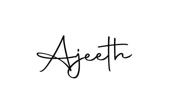 You can use this online signature creator to create a handwritten signature for the name Ajeeth. This is the best online autograph maker. Ajeeth signature style 10 images and pictures png