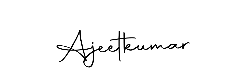 How to make Ajeetkumar signature? Autography-DOLnW is a professional autograph style. Create handwritten signature for Ajeetkumar name. Ajeetkumar signature style 10 images and pictures png