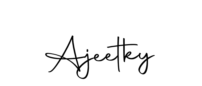 Ajeetky stylish signature style. Best Handwritten Sign (Autography-DOLnW) for my name. Handwritten Signature Collection Ideas for my name Ajeetky. Ajeetky signature style 10 images and pictures png