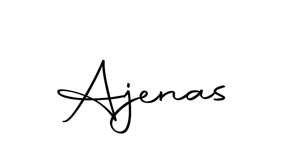 Make a beautiful signature design for name Ajenas. Use this online signature maker to create a handwritten signature for free. Ajenas signature style 10 images and pictures png