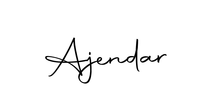 Use a signature maker to create a handwritten signature online. With this signature software, you can design (Autography-DOLnW) your own signature for name Ajendar. Ajendar signature style 10 images and pictures png