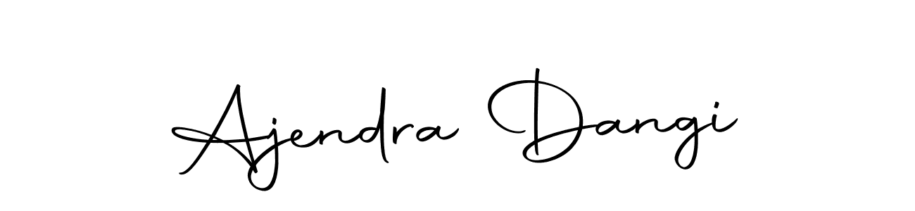 You should practise on your own different ways (Autography-DOLnW) to write your name (Ajendra Dangi) in signature. don't let someone else do it for you. Ajendra Dangi signature style 10 images and pictures png