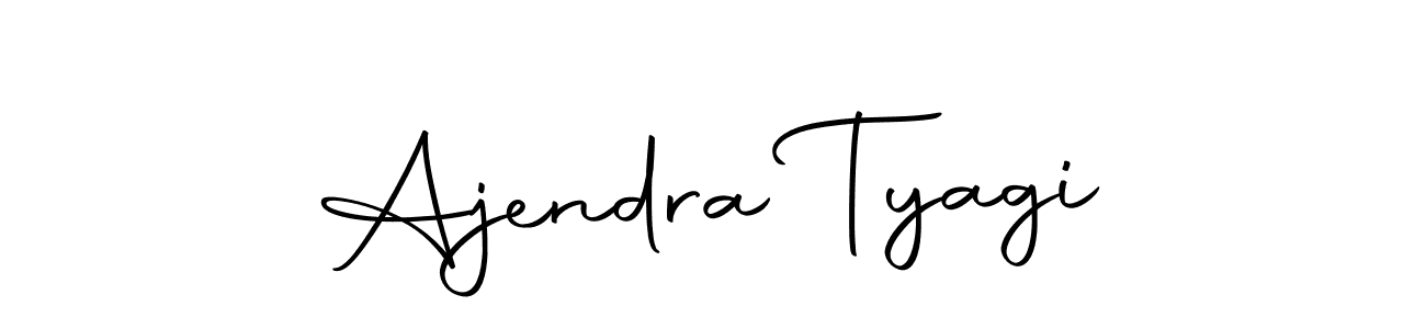 Make a beautiful signature design for name Ajendra Tyagi. With this signature (Autography-DOLnW) style, you can create a handwritten signature for free. Ajendra Tyagi signature style 10 images and pictures png