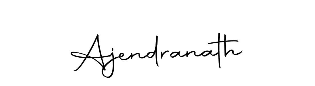 Make a beautiful signature design for name Ajendranath. With this signature (Autography-DOLnW) style, you can create a handwritten signature for free. Ajendranath signature style 10 images and pictures png