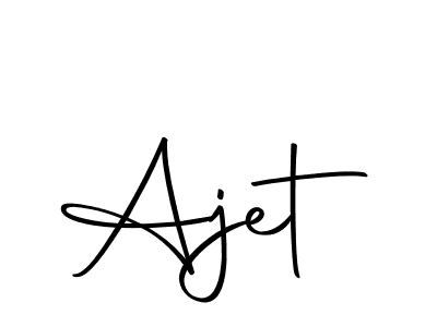 You should practise on your own different ways (Autography-DOLnW) to write your name (Ajet) in signature. don't let someone else do it for you. Ajet signature style 10 images and pictures png