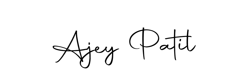 Design your own signature with our free online signature maker. With this signature software, you can create a handwritten (Autography-DOLnW) signature for name Ajey Patil. Ajey Patil signature style 10 images and pictures png