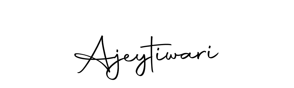 Make a beautiful signature design for name Ajeytiwari. Use this online signature maker to create a handwritten signature for free. Ajeytiwari signature style 10 images and pictures png