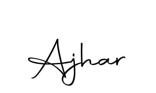 Also we have Ajhar name is the best signature style. Create professional handwritten signature collection using Autography-DOLnW autograph style. Ajhar signature style 10 images and pictures png